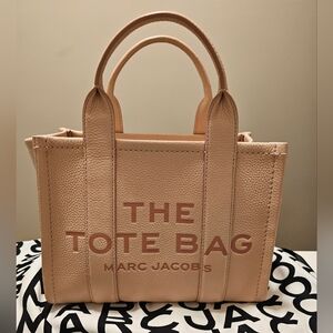 Marc Jacobs Leather Small Tote Bag in Rose Color w/2 Straps